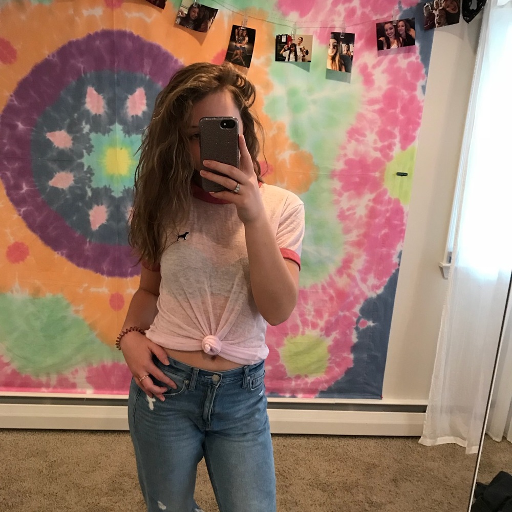Pink exercise Tee!